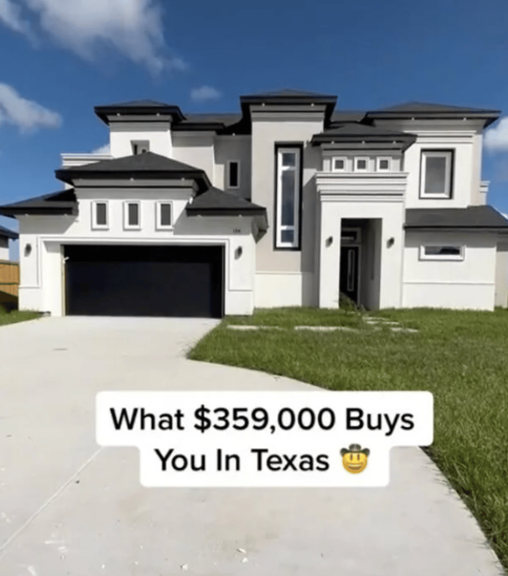 Les Québécois capotent en voyant quelle maison on peut se payer au Texas avec 359 000$. 