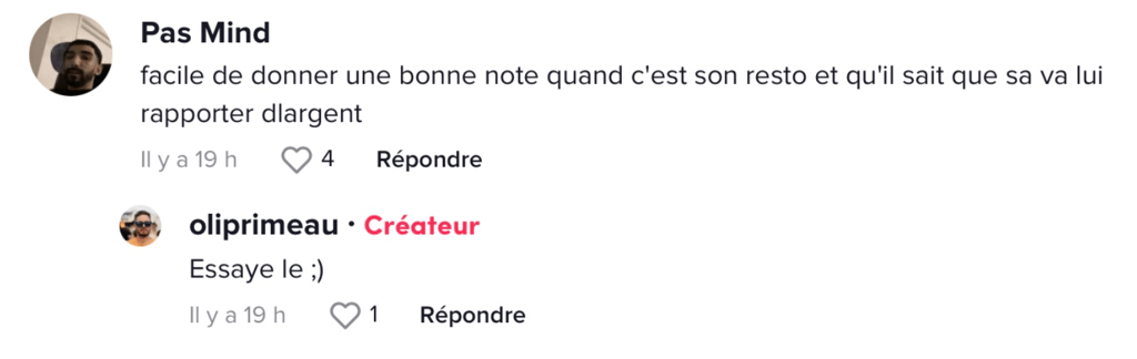 Olivier Primeau et Rachid Badouri donnent une note à la poutine de leur restaurant et les internautes n'en reviennent pas