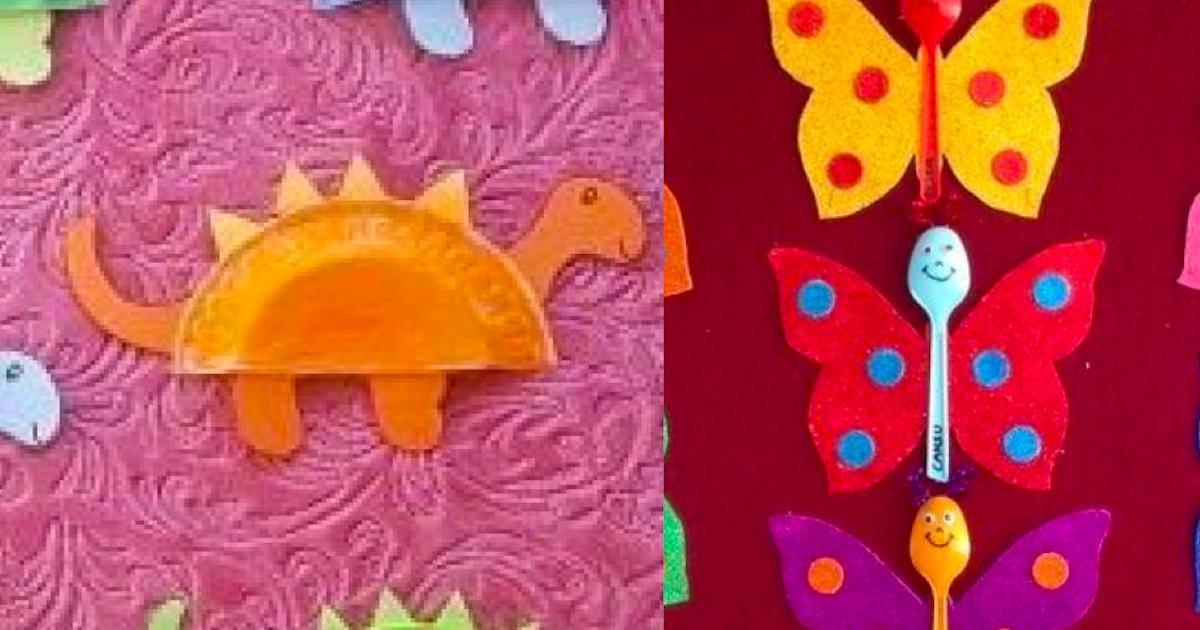 CH201743 Avenir Kit de Bricolage pour Enfants avec Papier et Outils Motif Papillons 