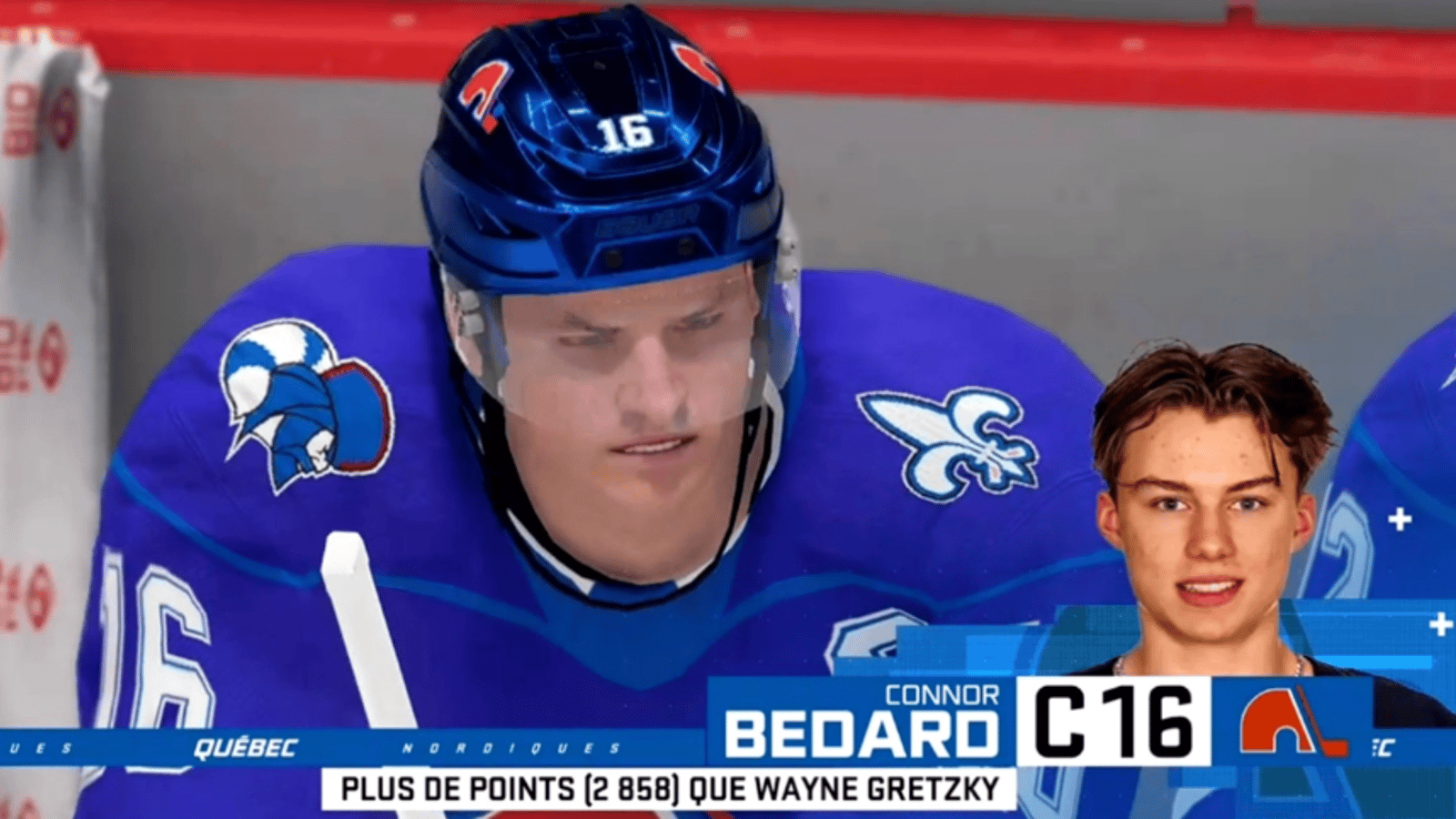 NHL 23 : Que se passe-t-il quand Connor Bedard brise le record de Wayne Gretzky?