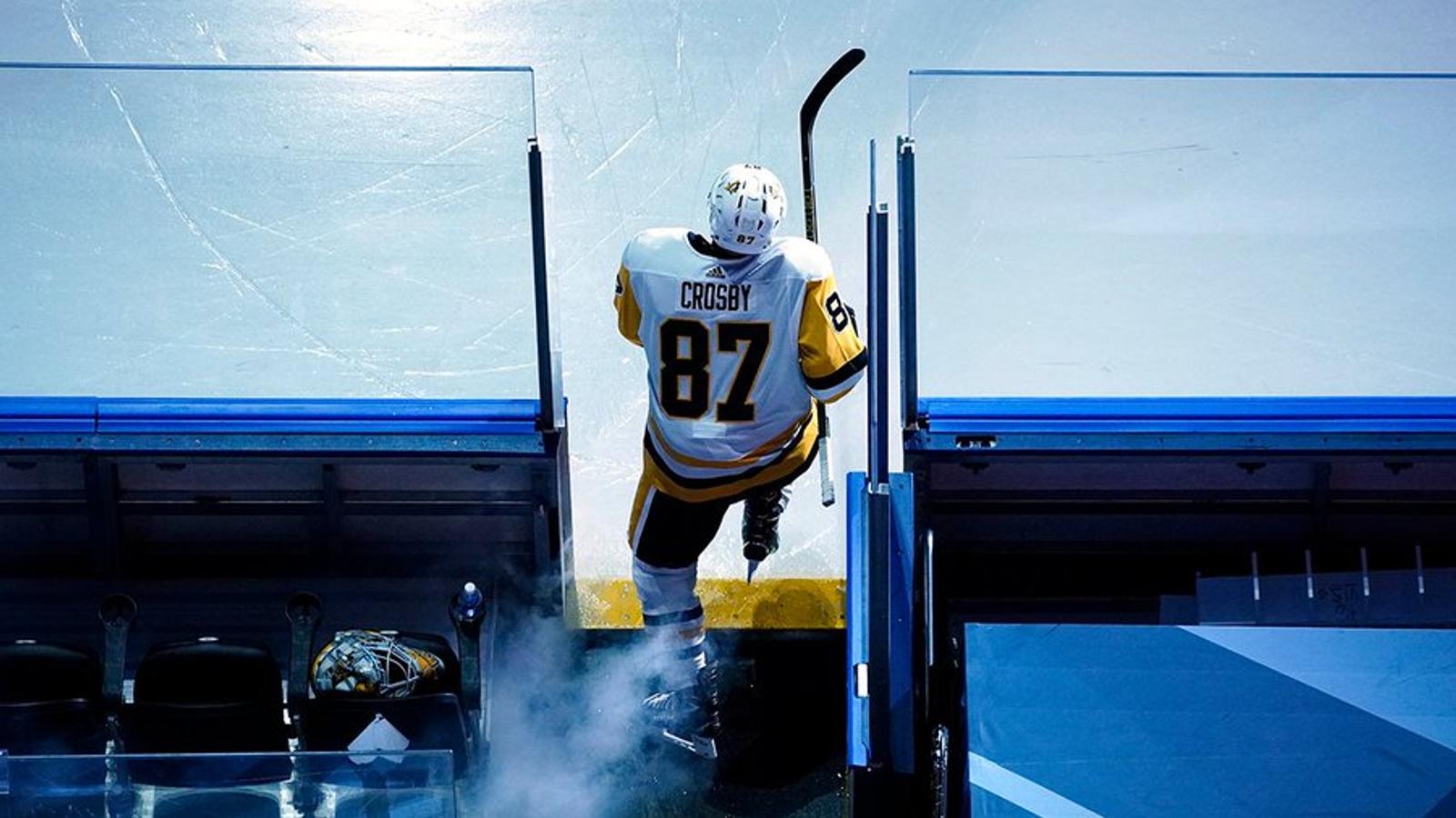 La direction des Penguins a empêché Sidney Crosby de jouer face aux Rangers