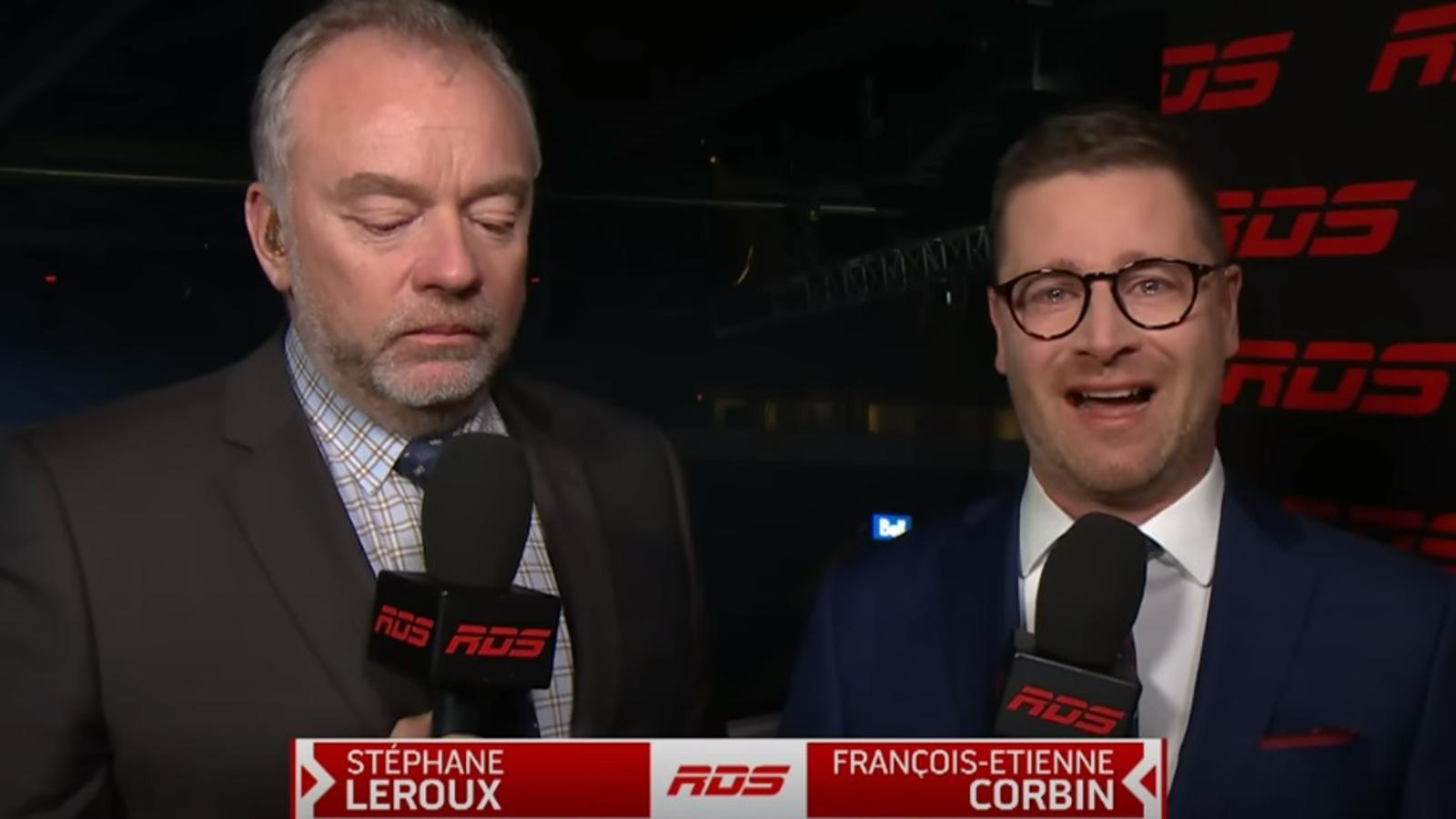 Moment bouleversant pour François-Étienne Corbin en direct à la télé
