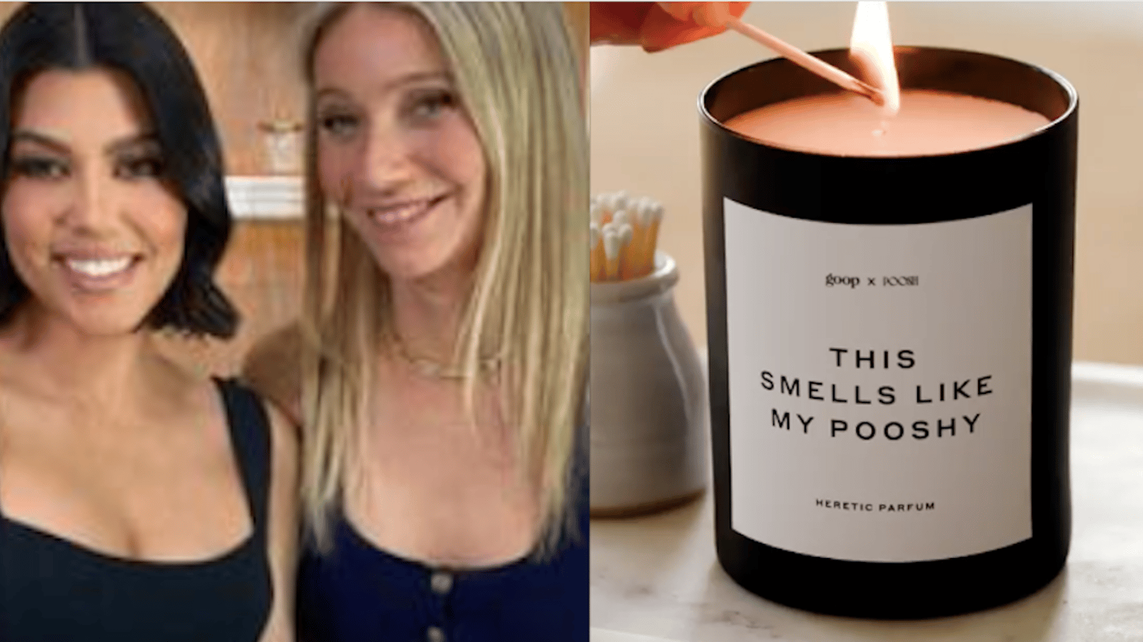 Kourtney Kardashian et Gwyneth Paltrow  lancent une bougie… à parfum de vagin!
