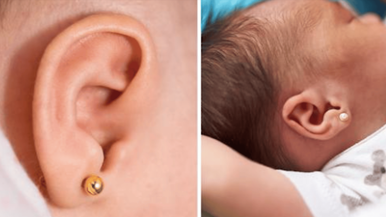 5 raisons pour lesquelles ce n’est pas une super idée de percer les oreilles d’un bébé