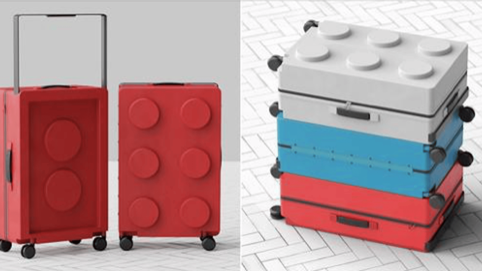 Des valises qui ressemblent à des LEGO pour faciliter les voyages