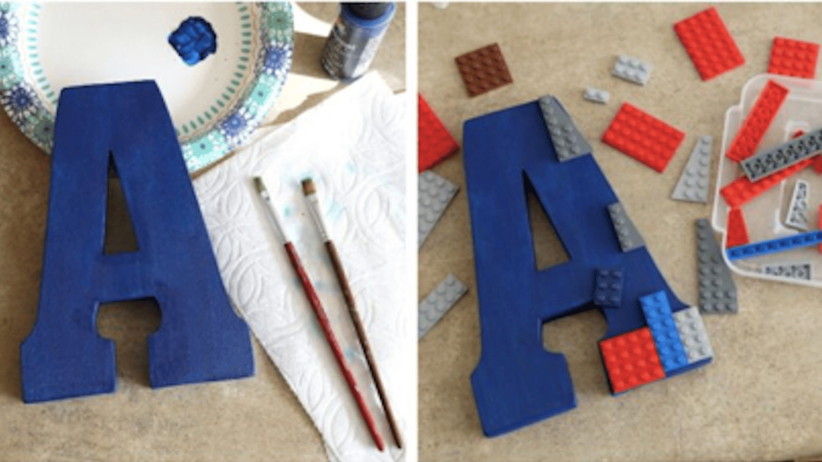 Comment faire une lettre décorative avec des LEGO