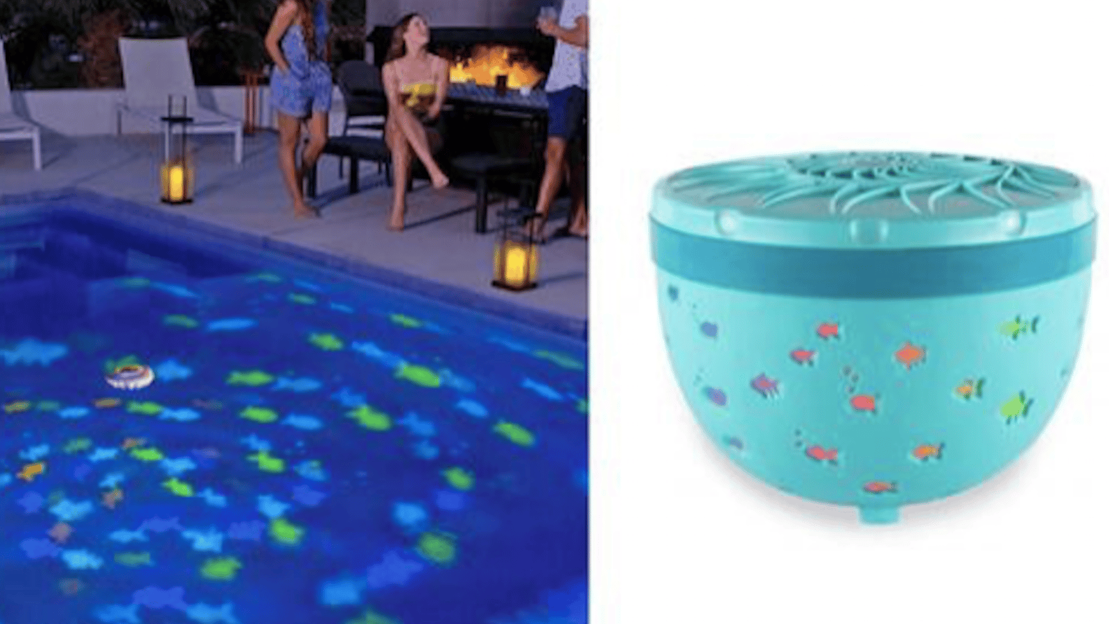 Un projecteur flottant pour la piscine pour enjoliver votre été