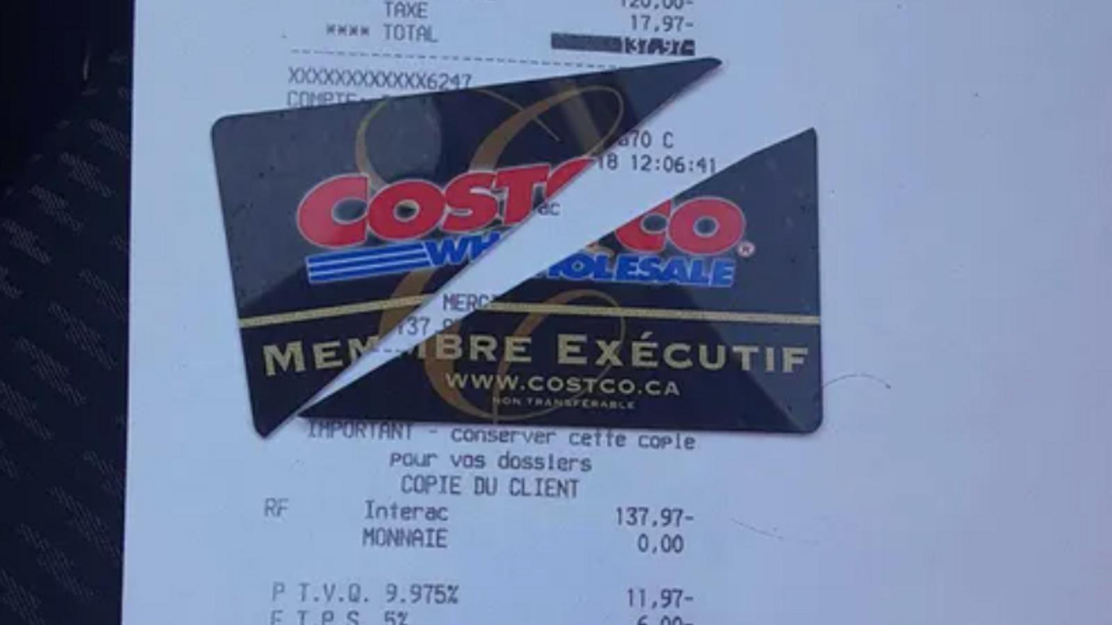 De nombreux clients du Costco découpent leur carte de membre parce qu'ils sont furieux