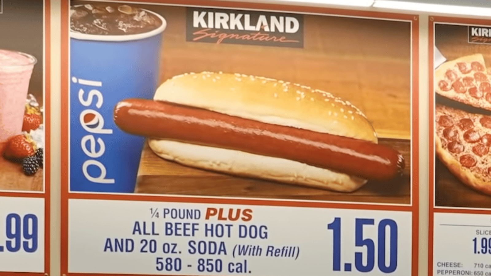 Le prix du hot-dog chez Costco restera à 1.50$ malgré l'inflation. 