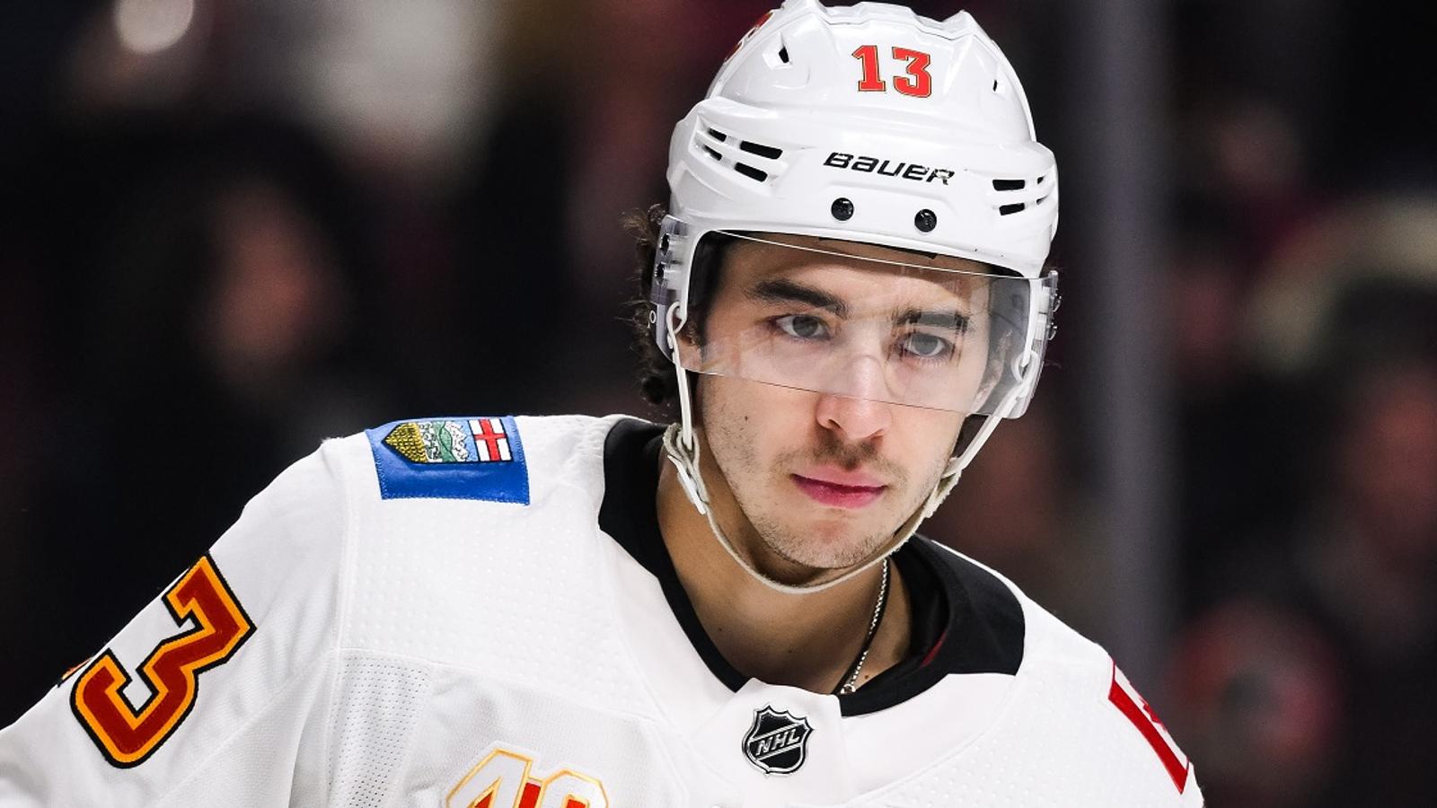 Gaudreau: I couldn't care less what they do as a team.