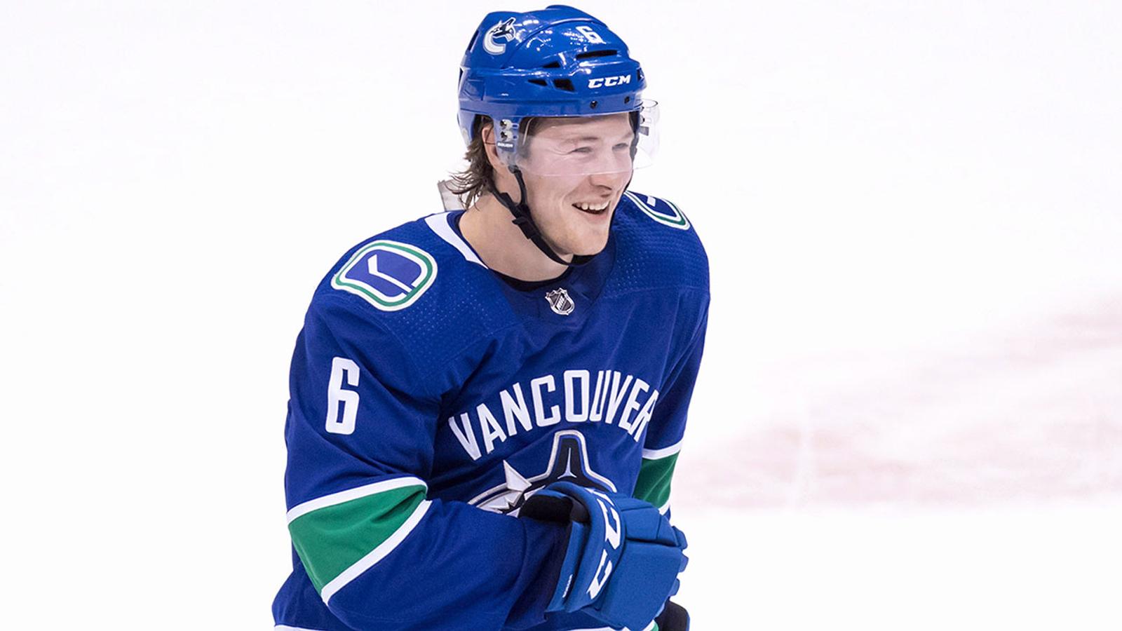 Brock Boeser signs new contract!
