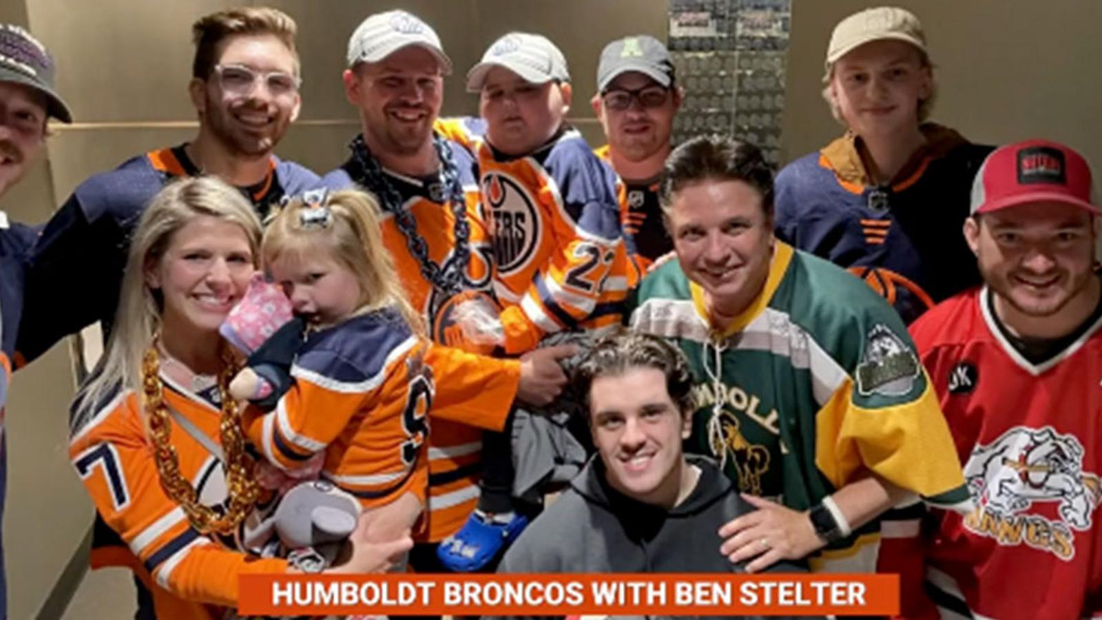 Survivors from Humboldt Broncos tragedy have a special gift for Ben Stelter and his family