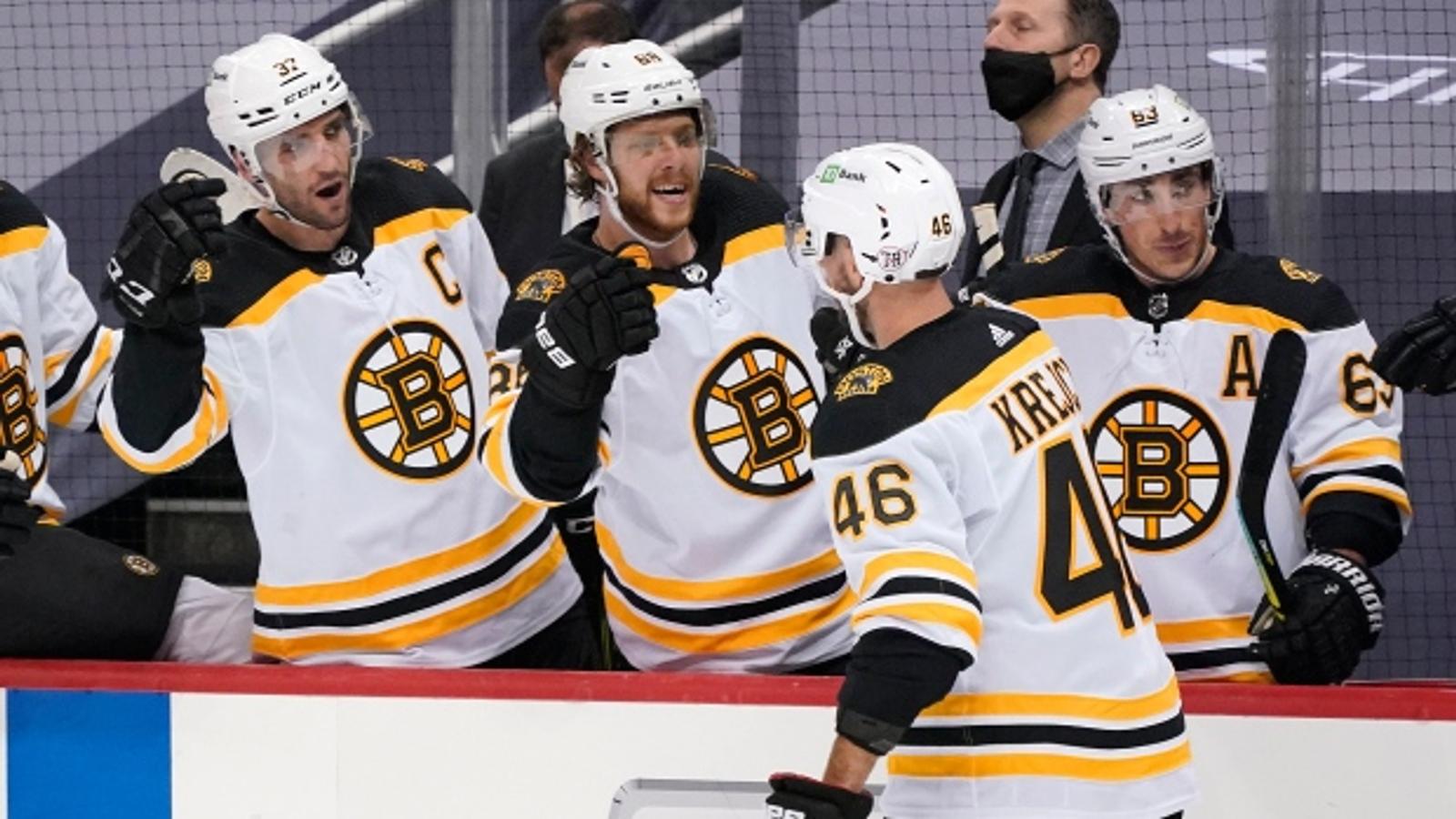 Bruins to sacrifice one player on trade block to sign Patrice Bergeron, Dave Krejci and Pavel Zacha to contracts