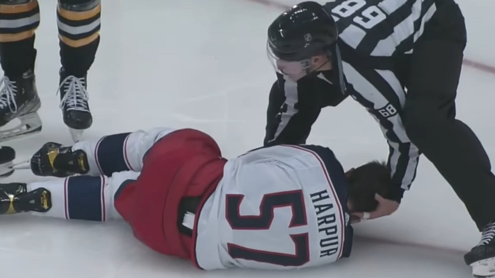 Preseason clash during Pens vs. Blue Jackets ends with a knockout!