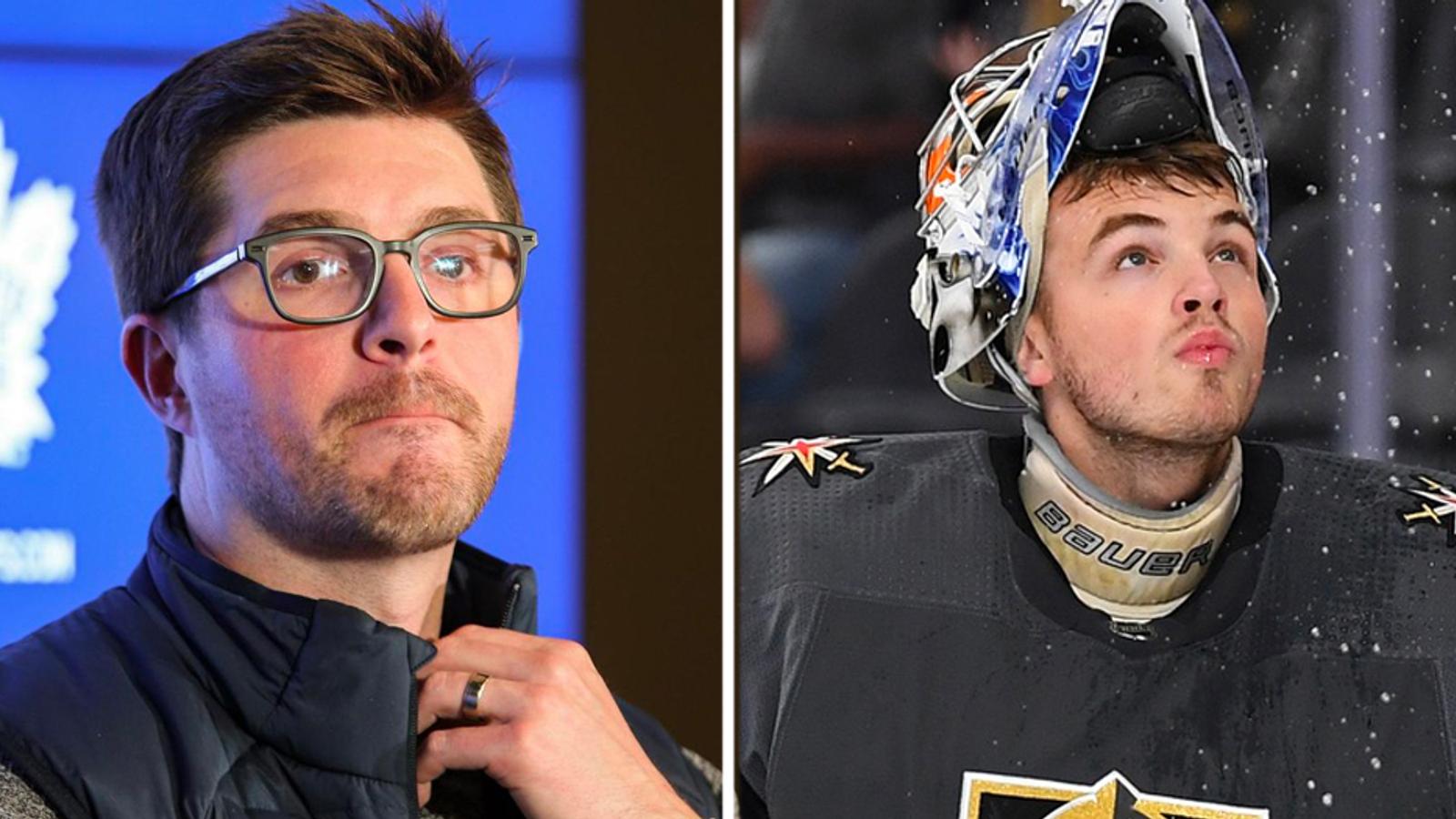 Dubas makes another addition, signs former Vegas goalie