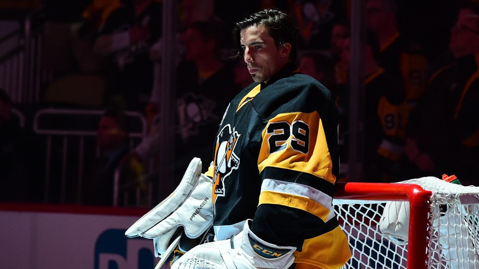 Marc-Andre Fleury on a possible return to Pittsburgh after this season.