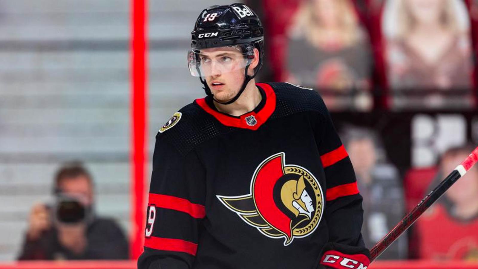 Drake Batherson finally comments on Hockey Canada investigation