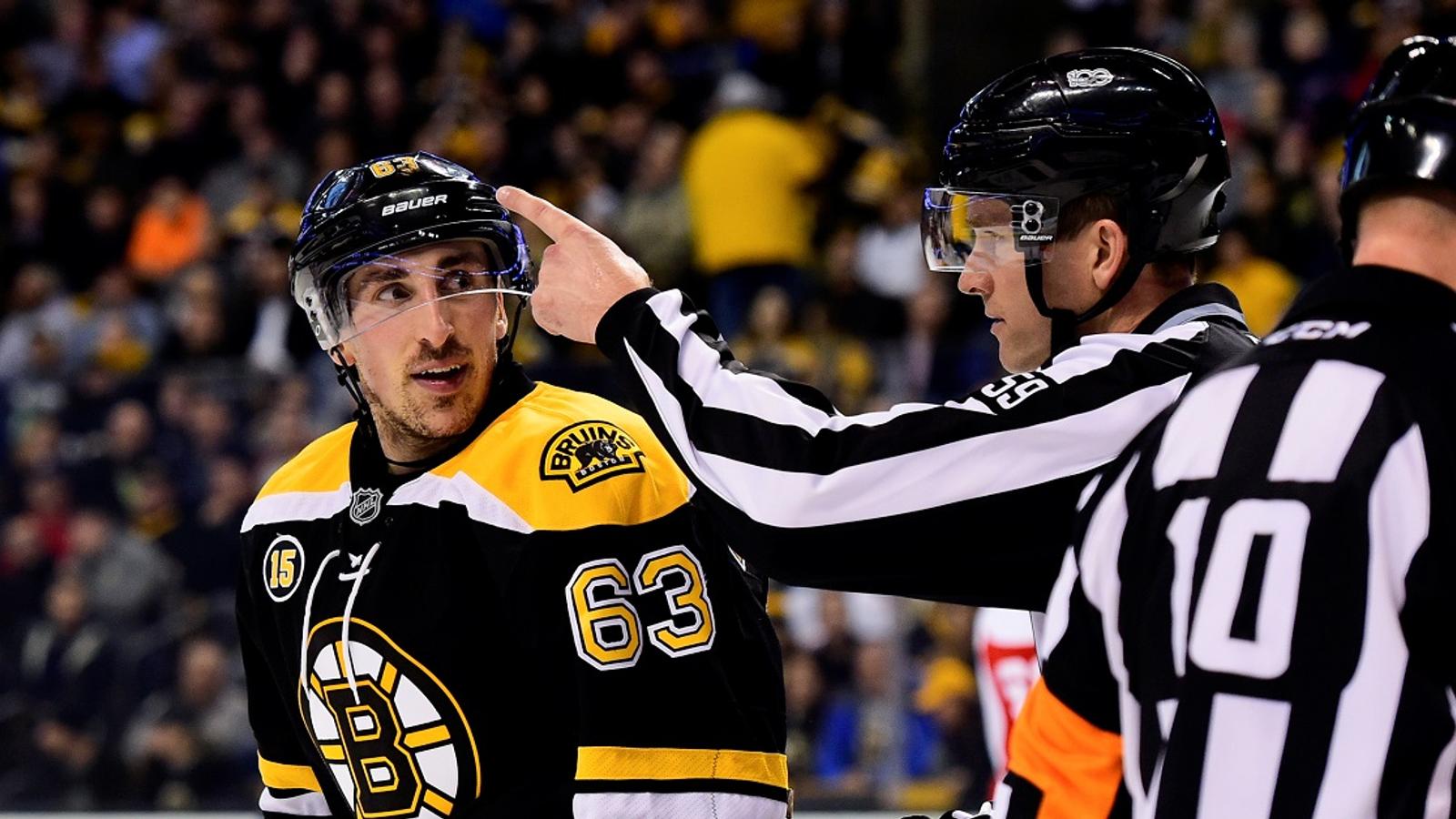 NHL Player Safety comes down on Brad Marchand.
