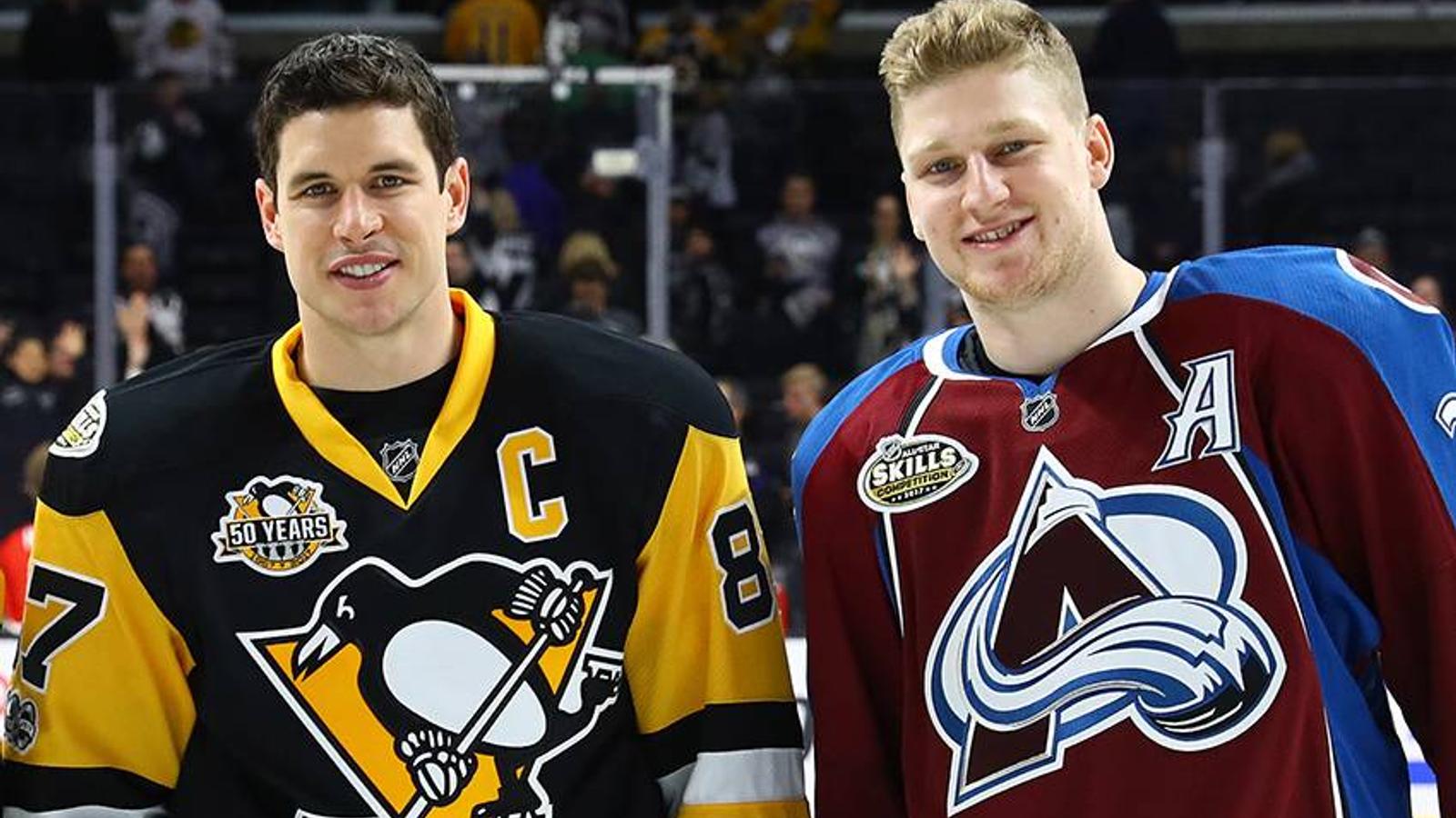 Nathan MacKinnon calls Sidney Crosby in between playoff games for advice