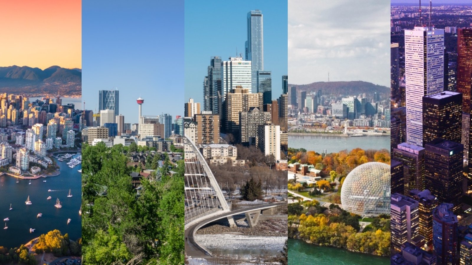 5 villes canadiennes, 5 budgets différents pour y vivre