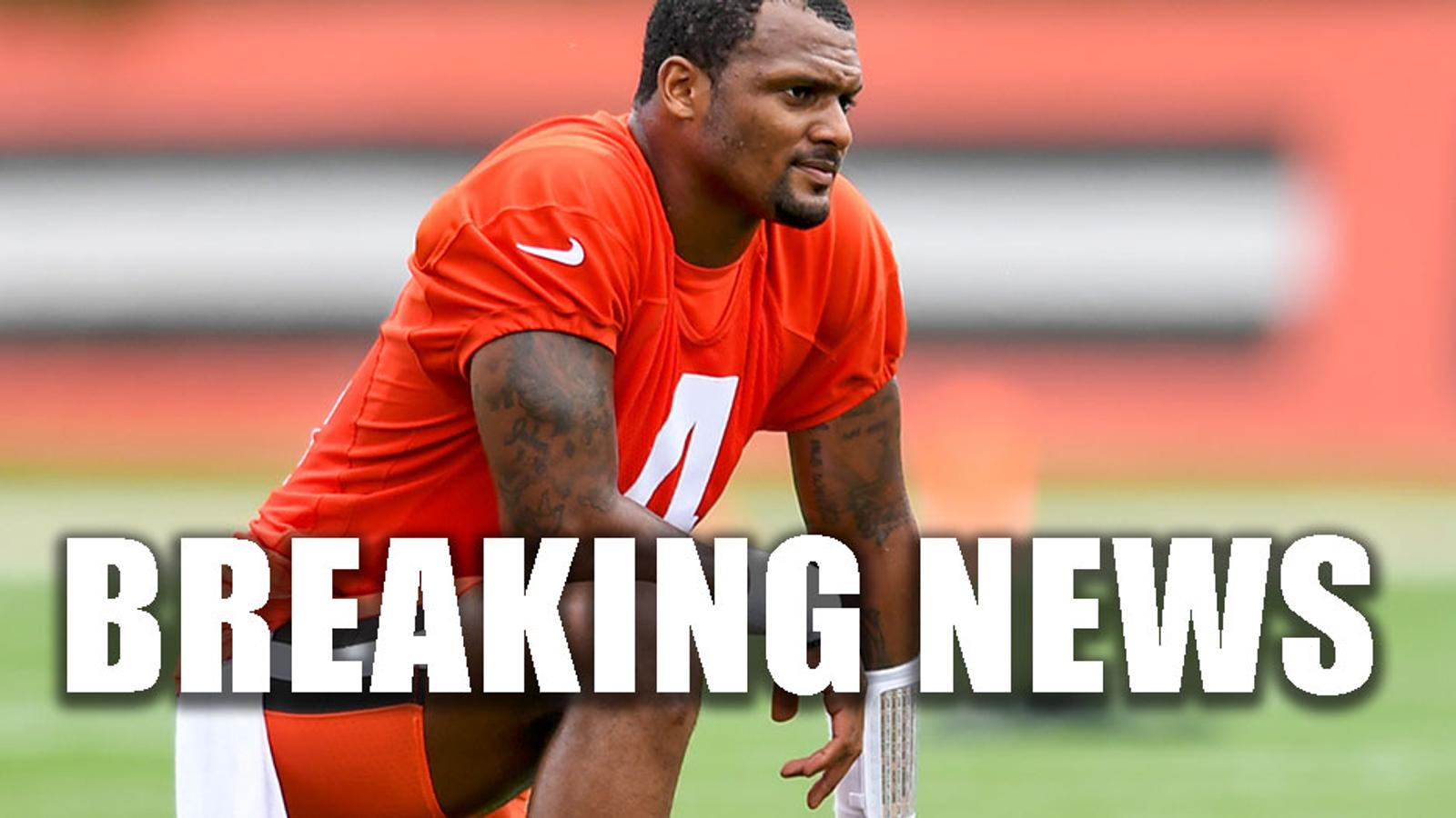 JUST IN: NFL to appeal Deshaun Watson's 6-game suspension! 