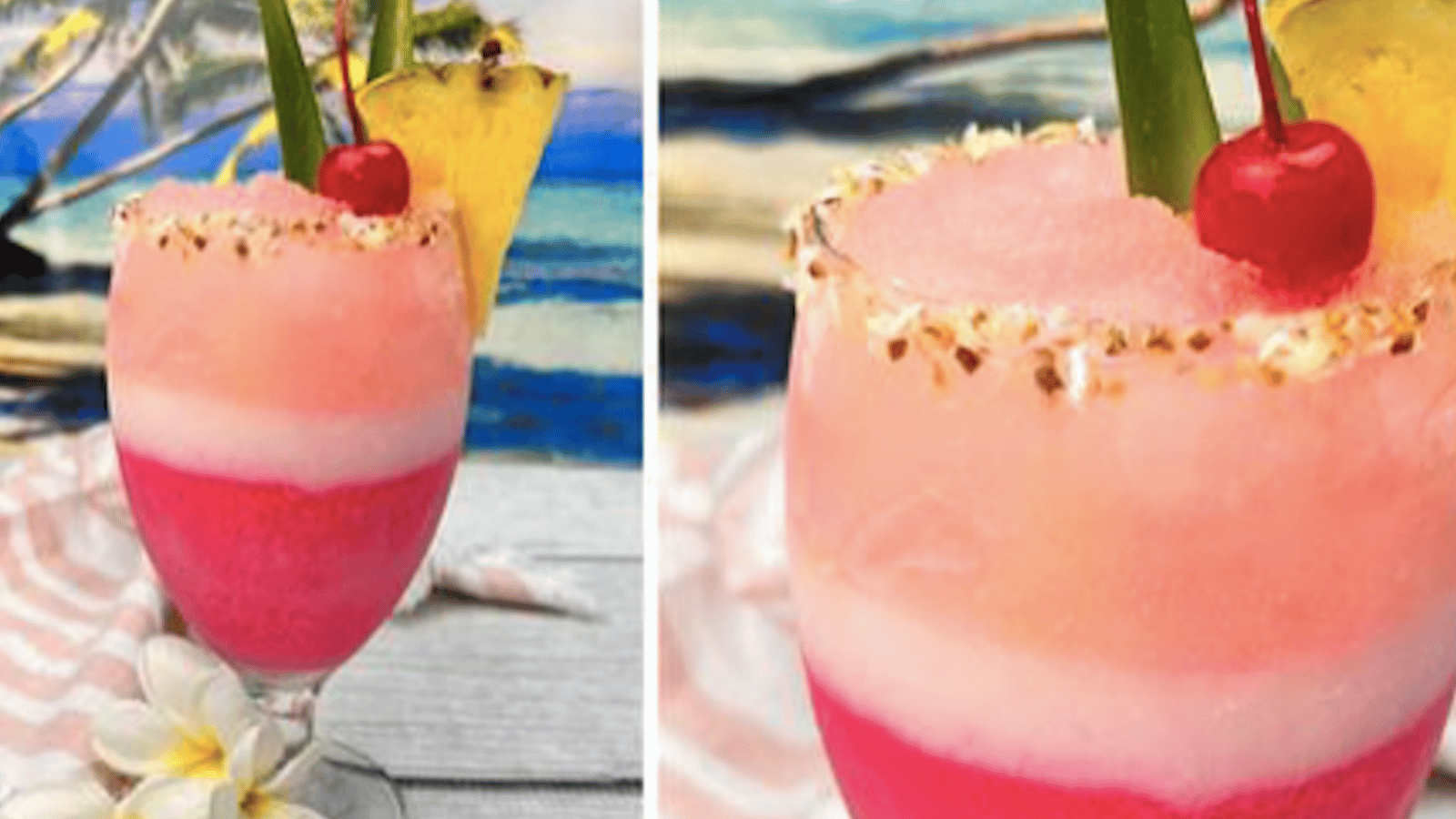 Savoureux cocktail tropical « Barbie »