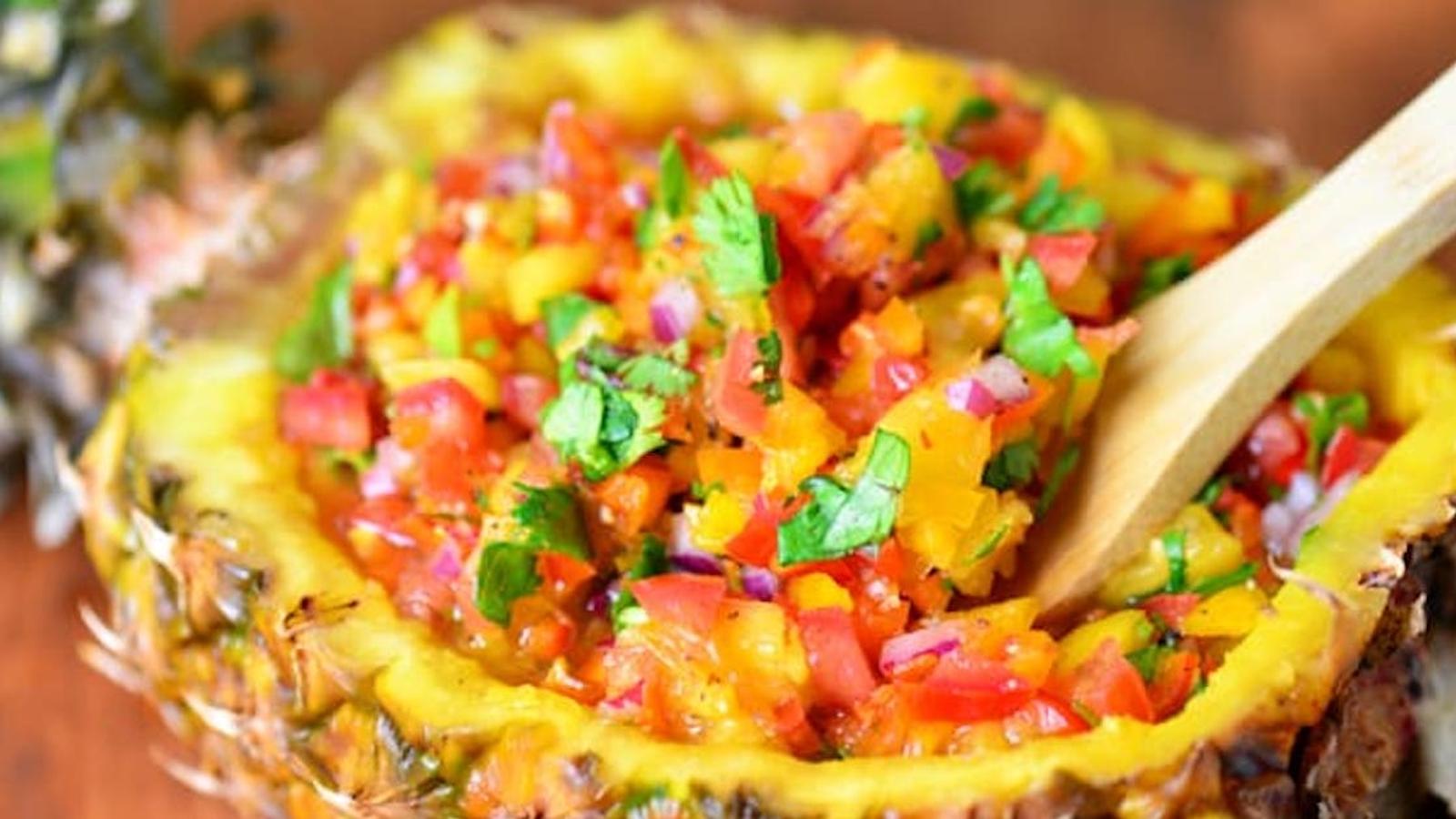Célébrons le beau temps avec cette sublime salsa à l'ananas!