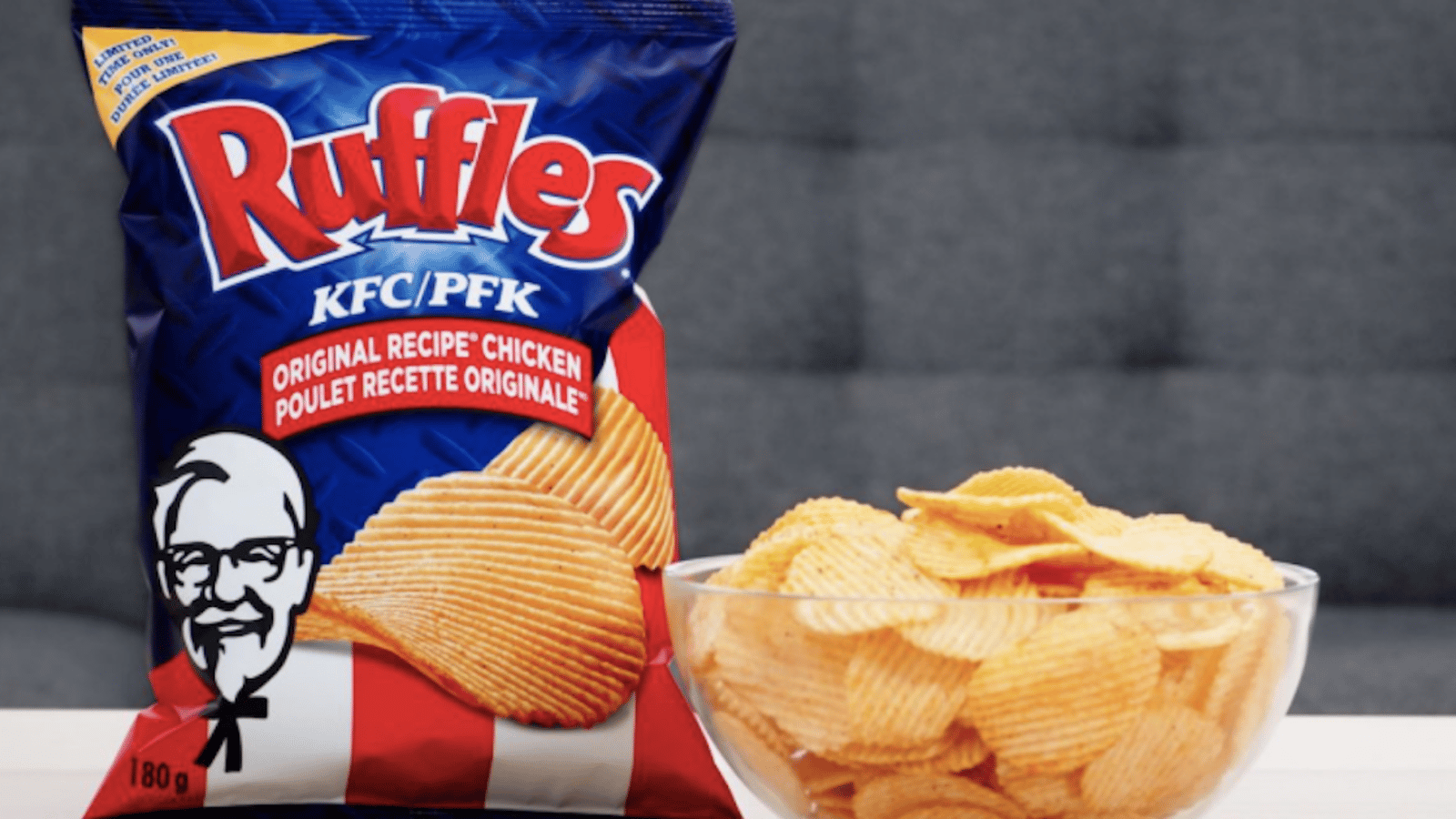 Nouveauté dans l’univers des chips: les Ruffles PFK!