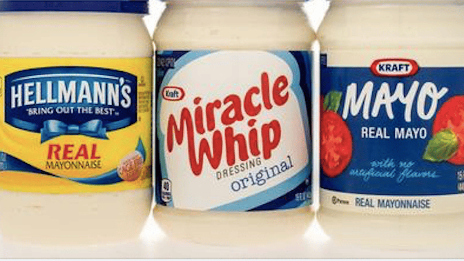 La différence entre la mayonnaise et la Miracle Whip