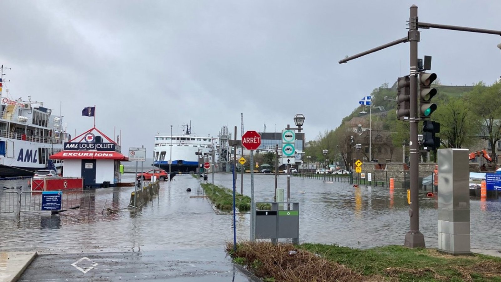 Importante inondation à Québec