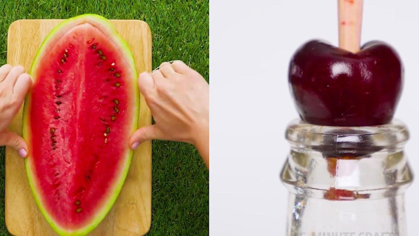 6 manières inusitées de couper des fruits