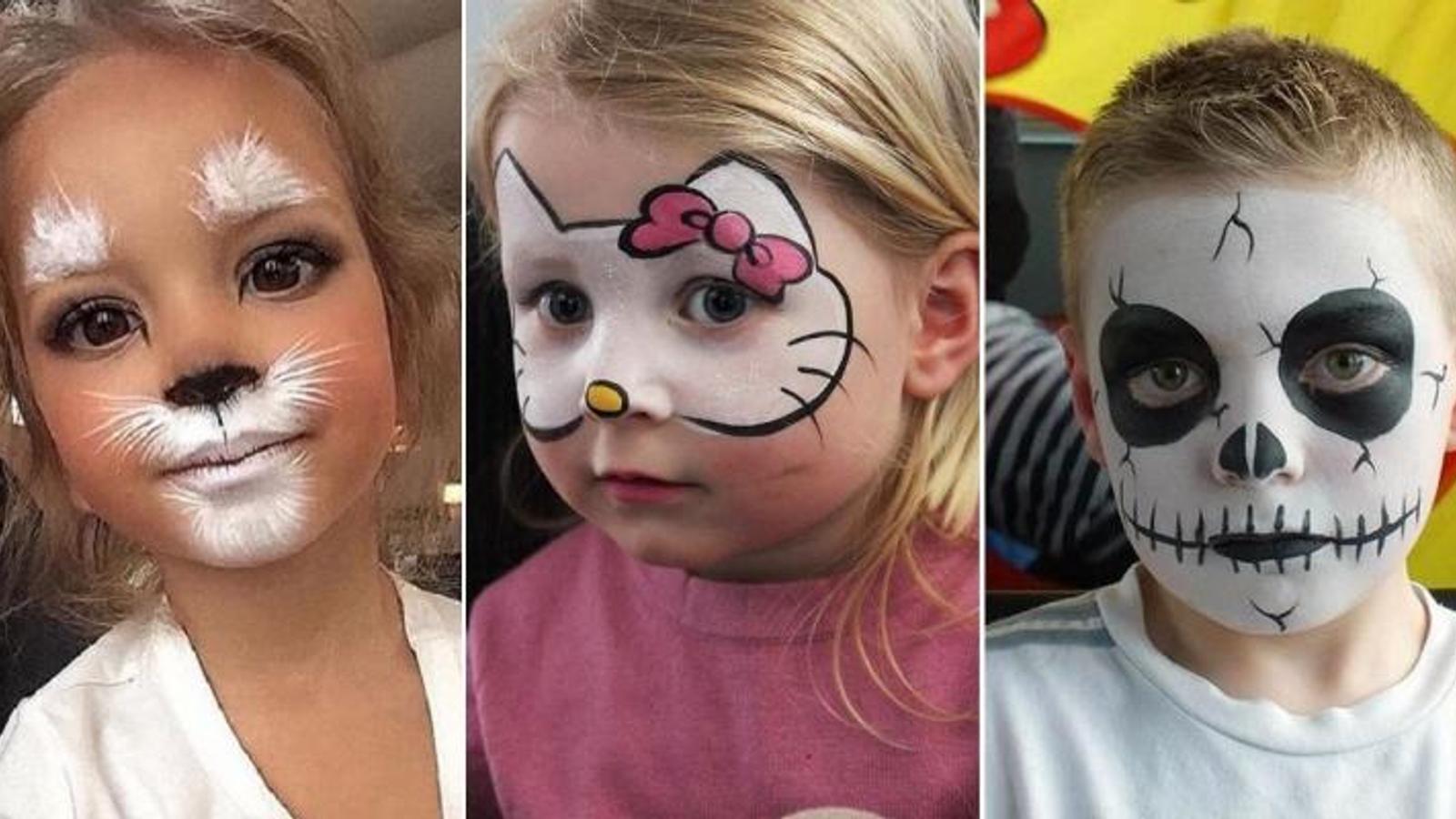 20 Maquillages d'Halloween super populaires pour les enfants! Inspirez-vous! Pratiquez-vous! 