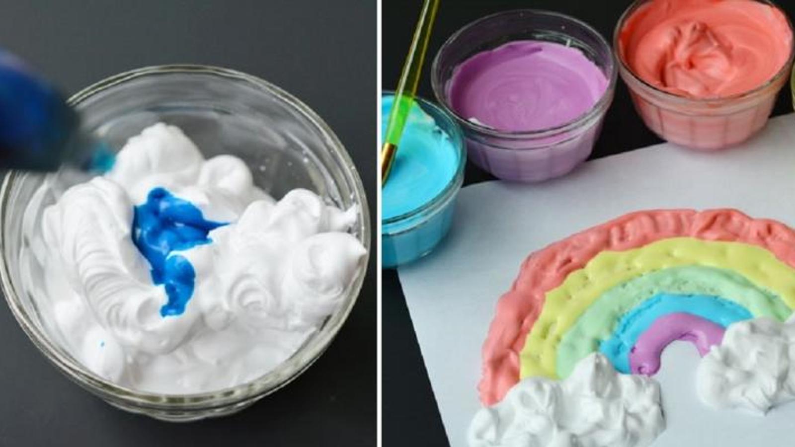 Peinture 3D! Une recette + 15 idées de peinture à faire avec les enfants! 