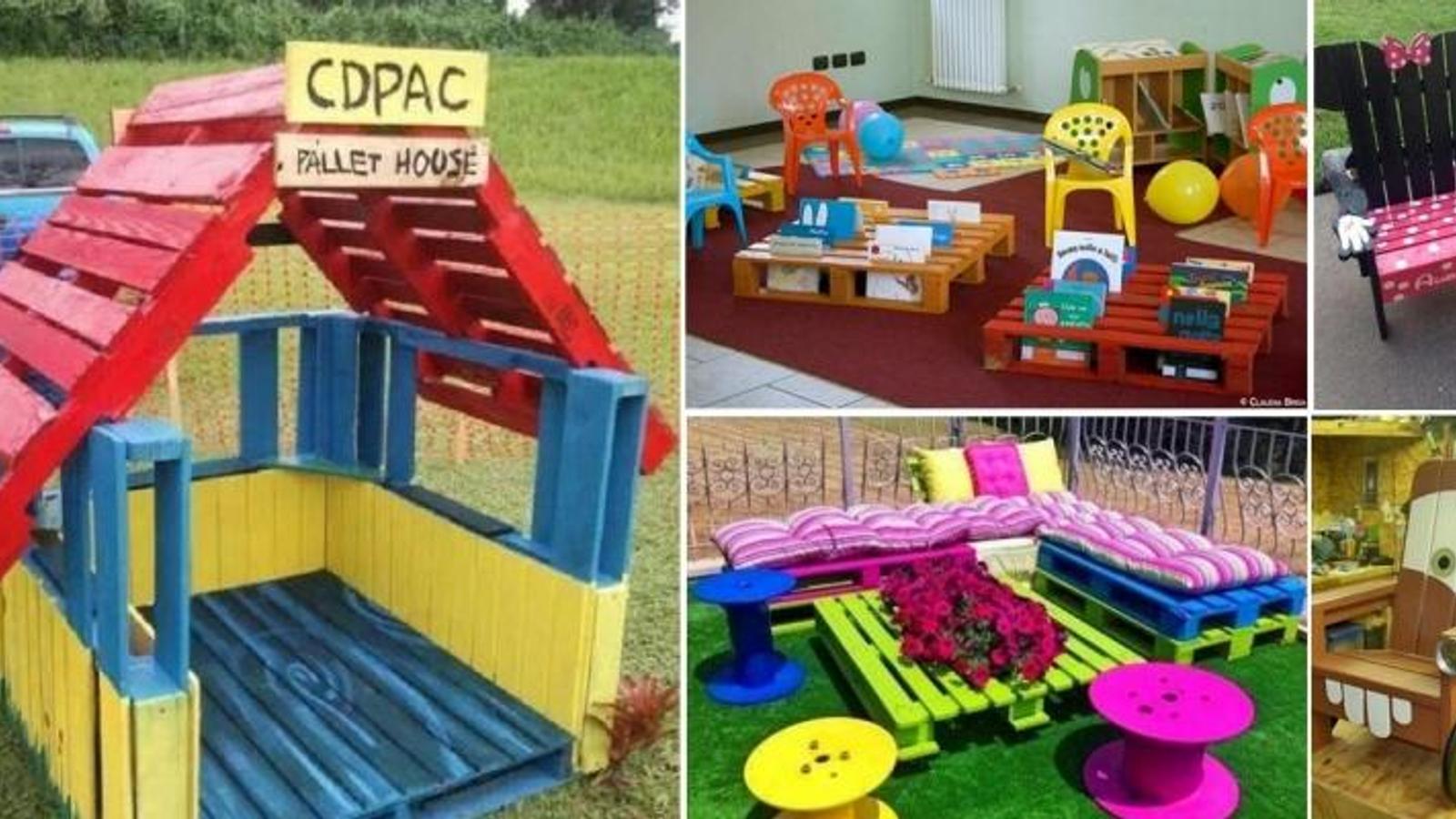 Voici 20 merveilleuses idées de meubles pour enfants à bricoler avec des palettes de bois! 