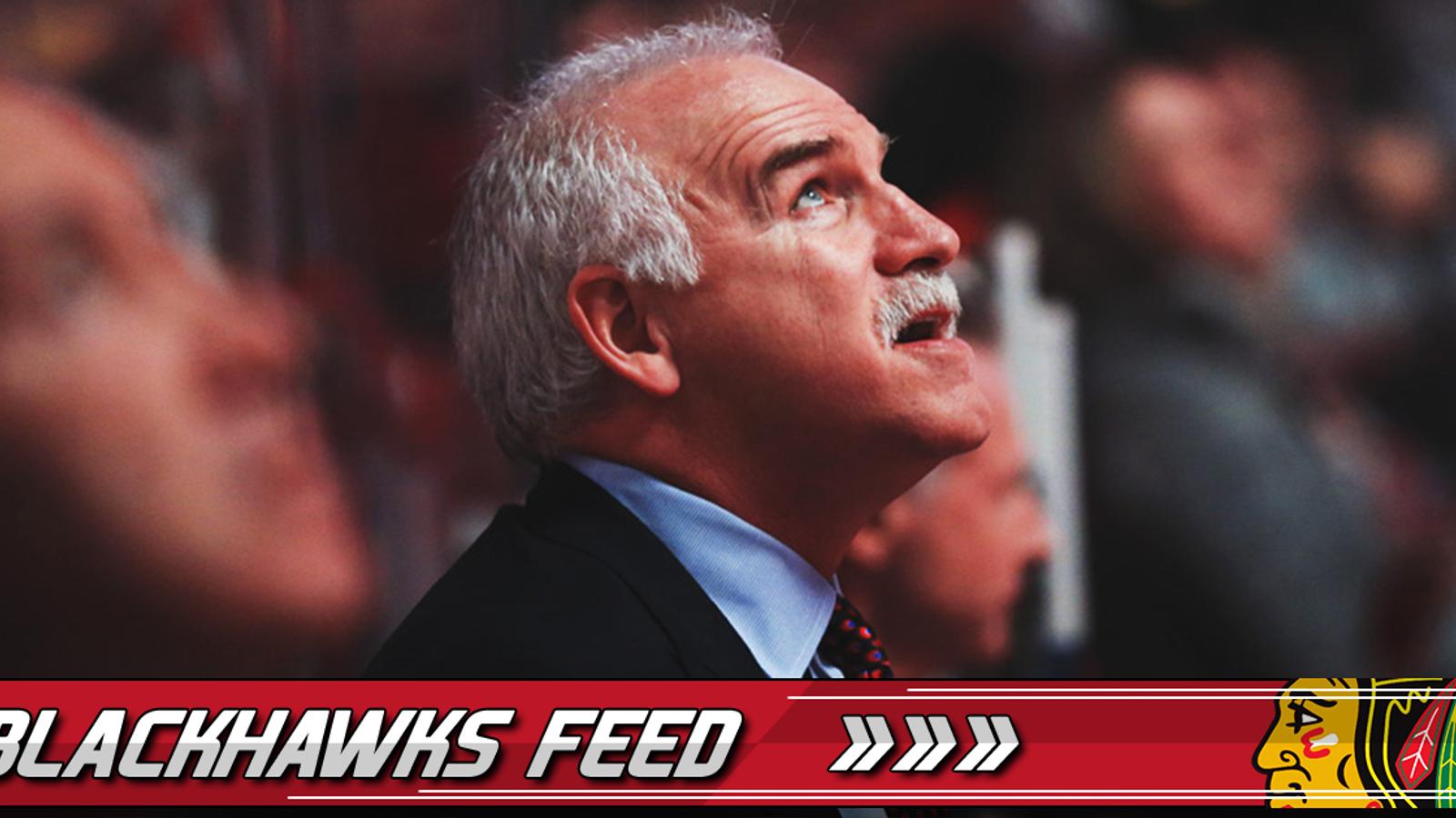 Blackhawks GM comments on the WARNING shot he directed at Joel Quenneville.