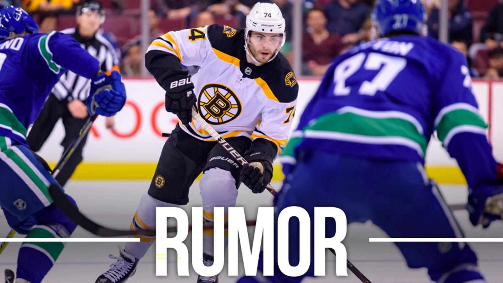 Bruins linked to Canucks in trade talks