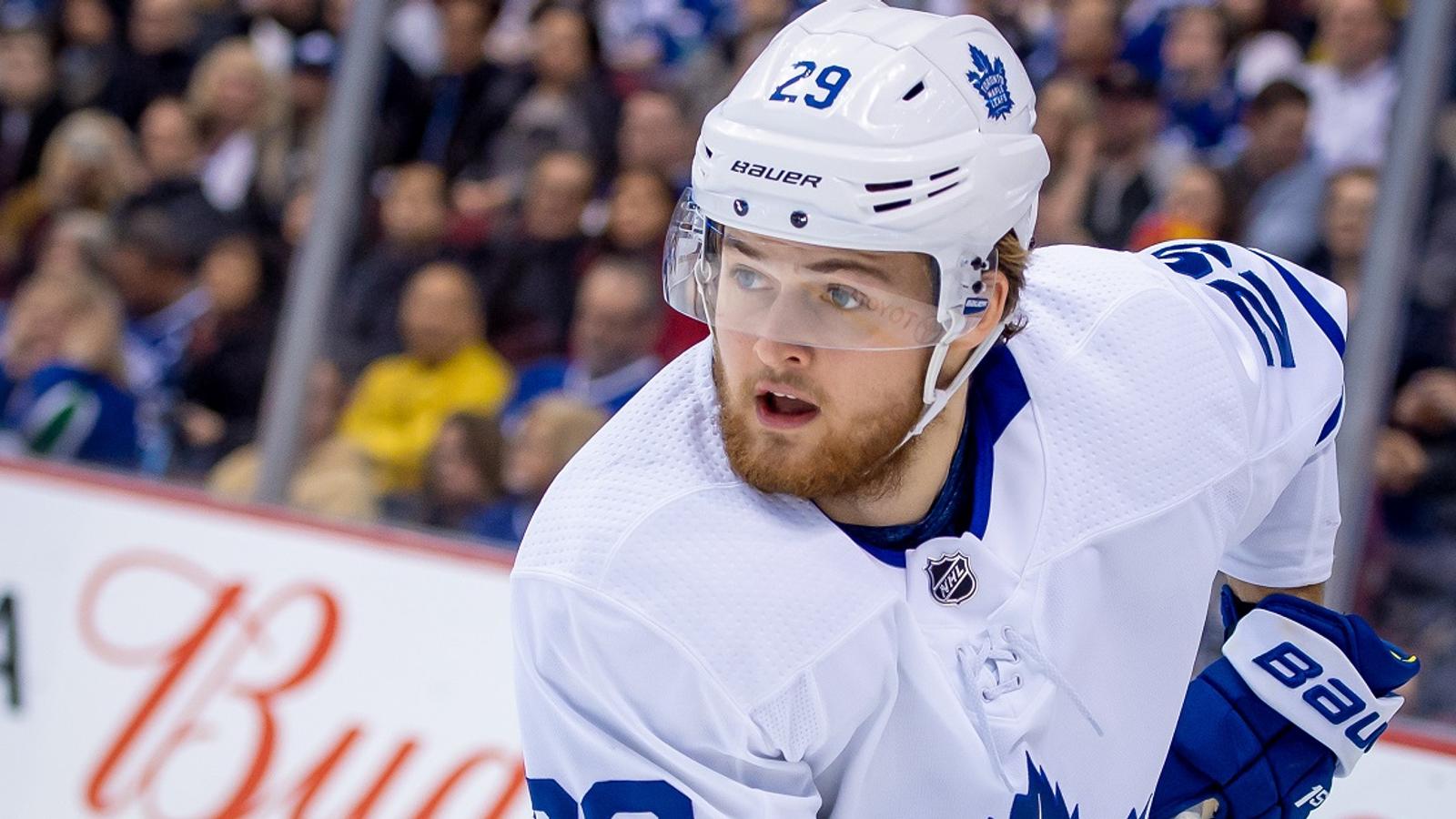 Sheldon Keefe sends a STRONG message to William Nylander.