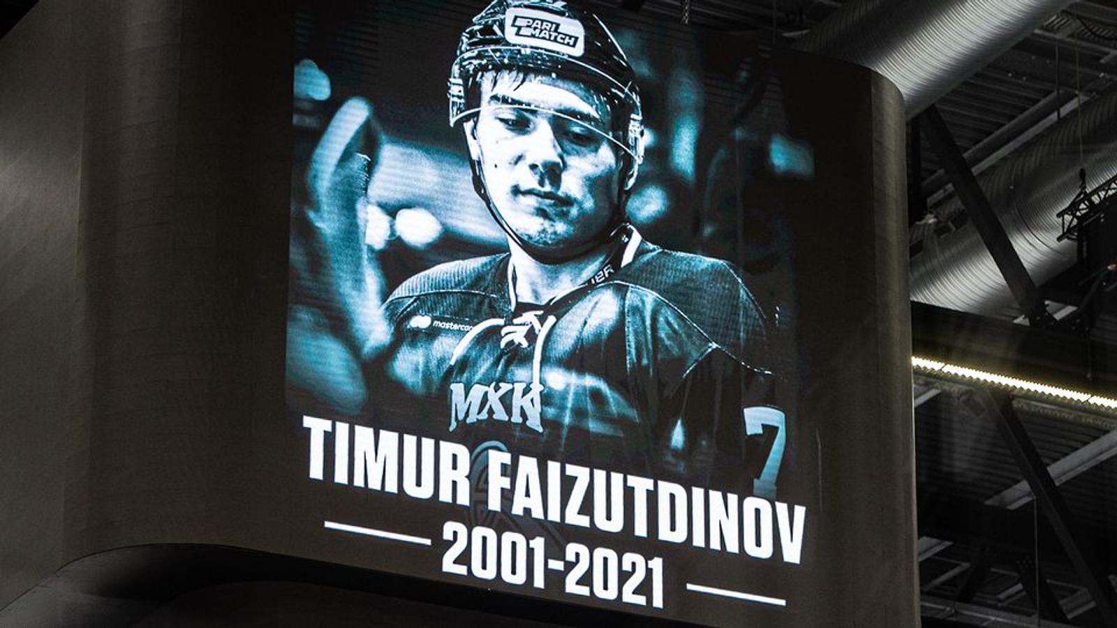 The KHL releases heartbreaking video in memory of Timur Faizutdinov