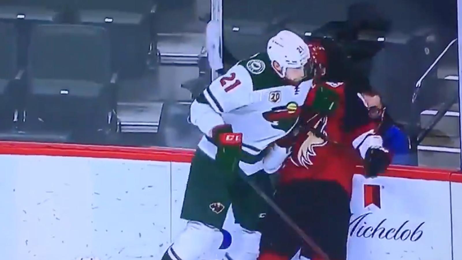 NHL suspends Wild’s Carson Soucy for charging Conor Garland