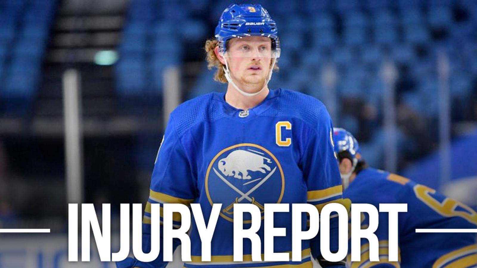 Report: Eichel officially done for the season