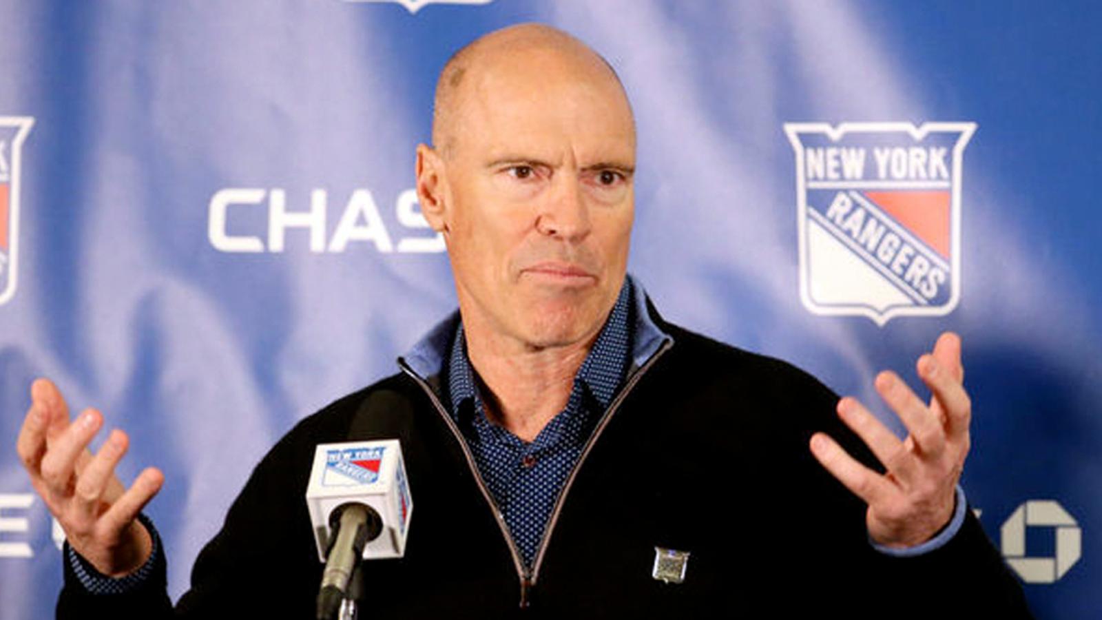 A clearly jilted Mark Messier criticizes Rangers for front office moves