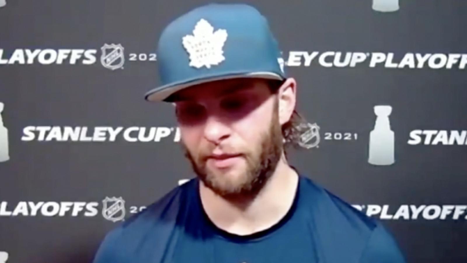 An extremely emotional Jack Campbell shoulders the blame for Leafs' Game 7 loss
