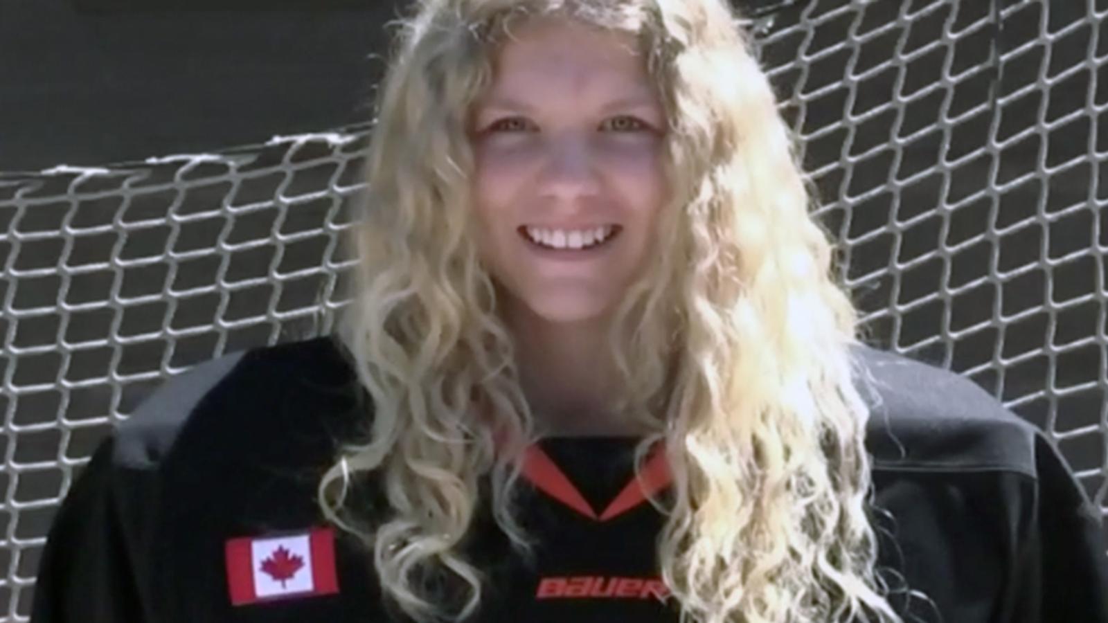 Teenage goalie Taya Currie projected to be first female ever selected in OHL draft 