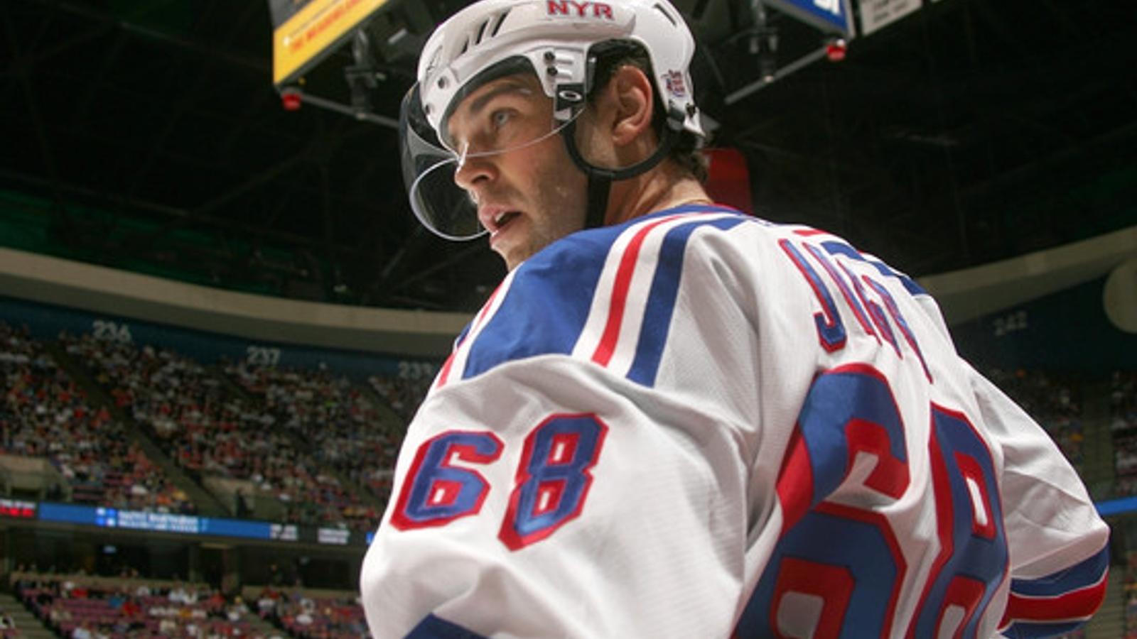 Jaromir Jagr comments on the Rangers’ star issue