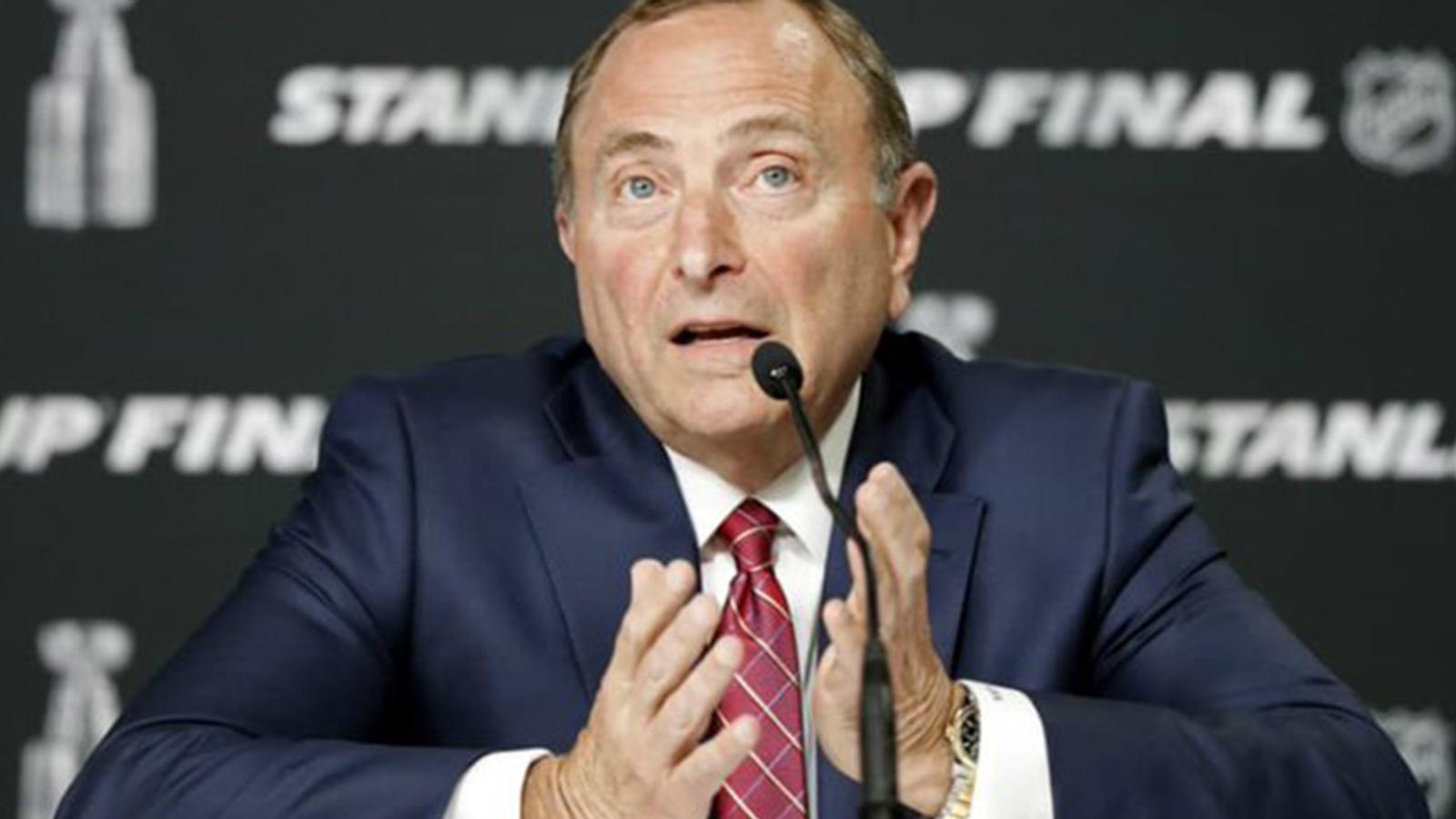 Bettman accuses fans of overreacting to bad refereeing, but sends controversial ref Chris Lee home 