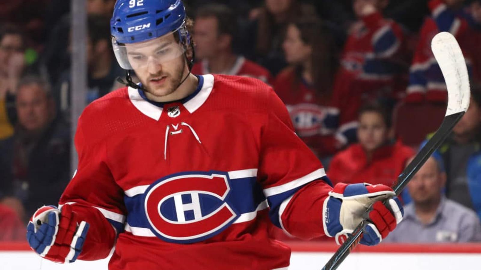 Habs’ GM Bergevin gives update on Jonathan Drouin 