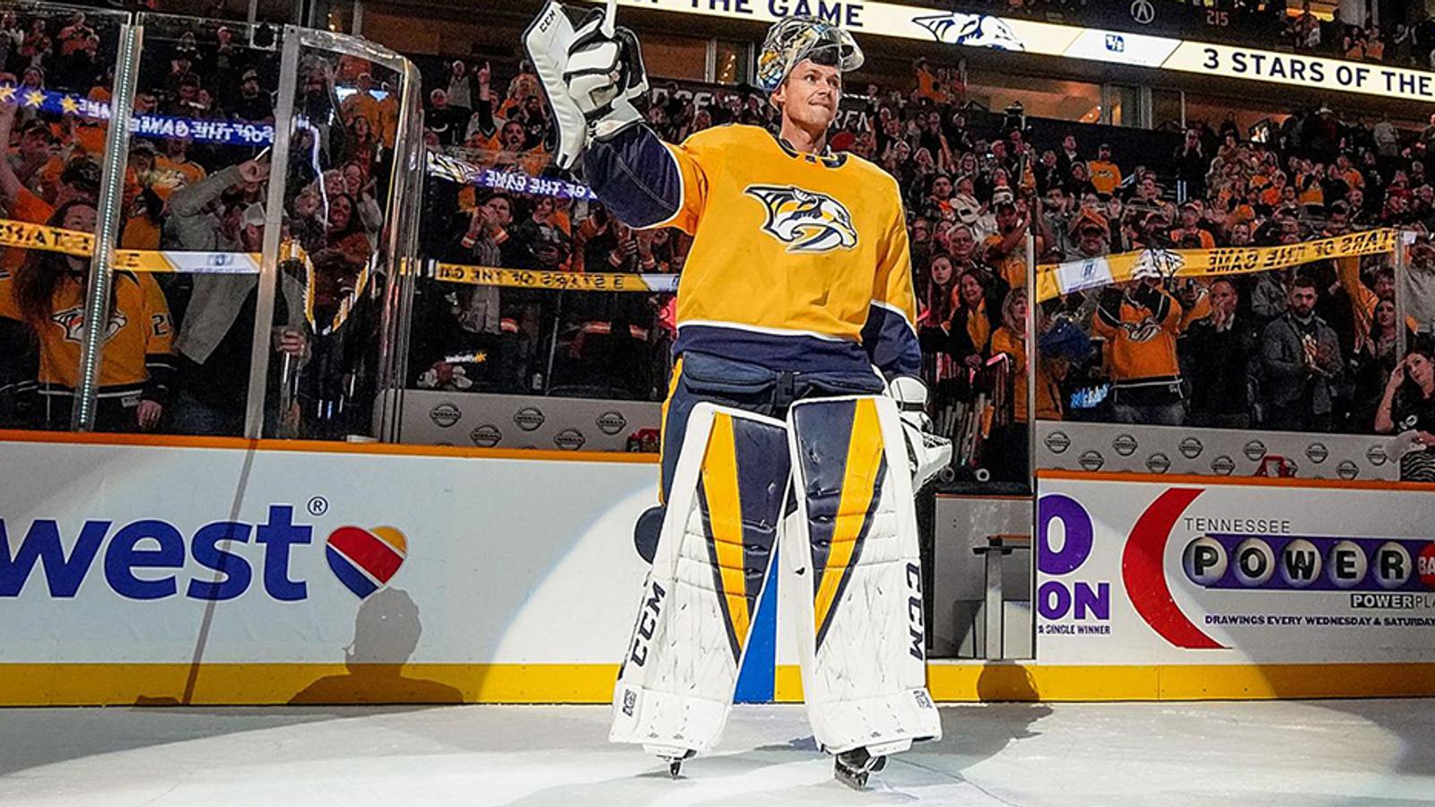 Preds legend Pekka Rinne officially retires after 15 NHL seasons