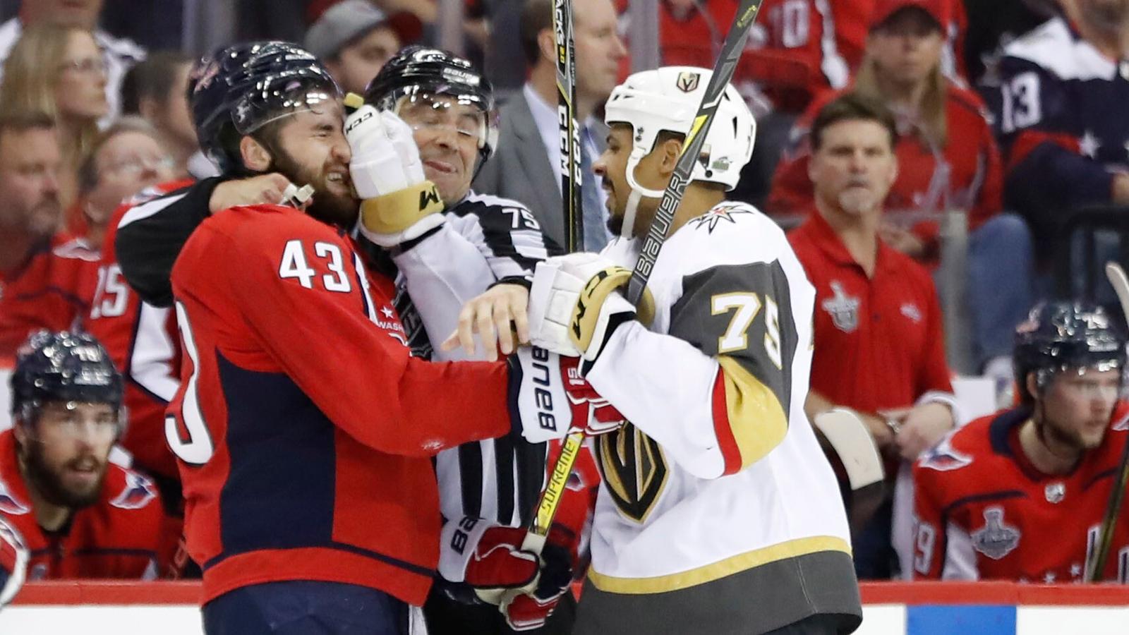 How Ryan Reaves would have settle things with Tom Wilson last season in Rangers/Caps game!