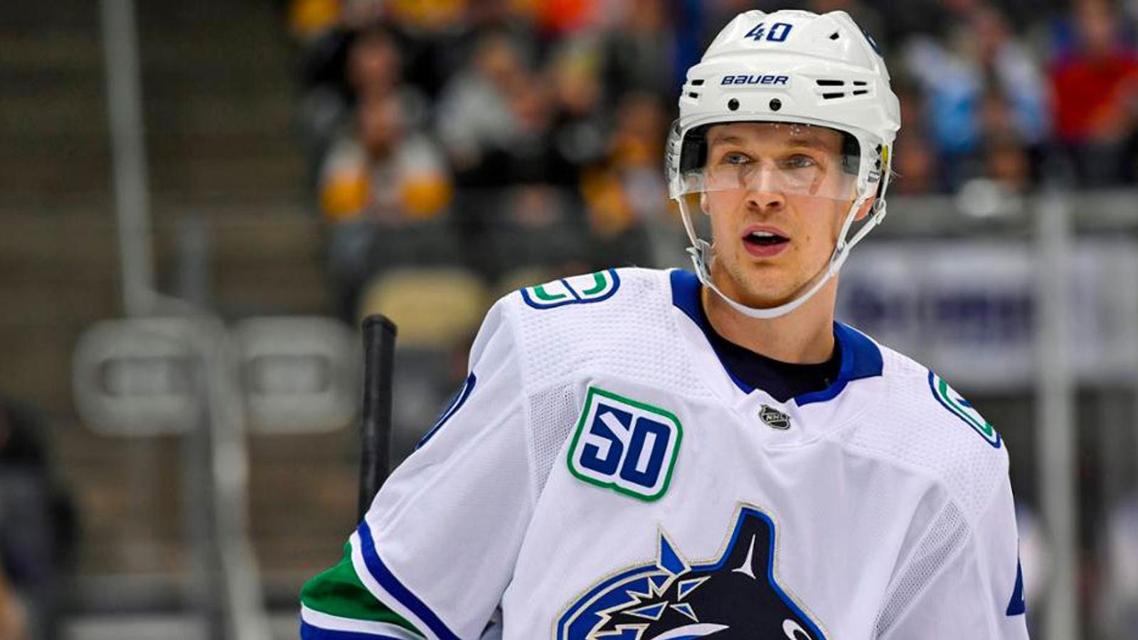 Report: Elias Pettersson has left Vancouver
