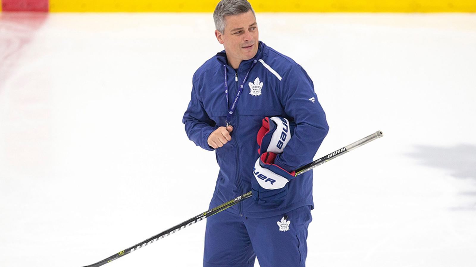 Maple Leafs coach Sheldon Keefe addresses his team's compete level 